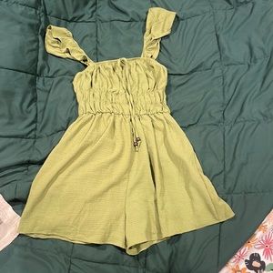 green romper